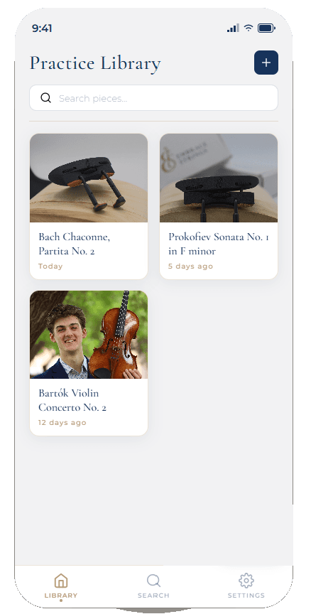 Practice App mockup